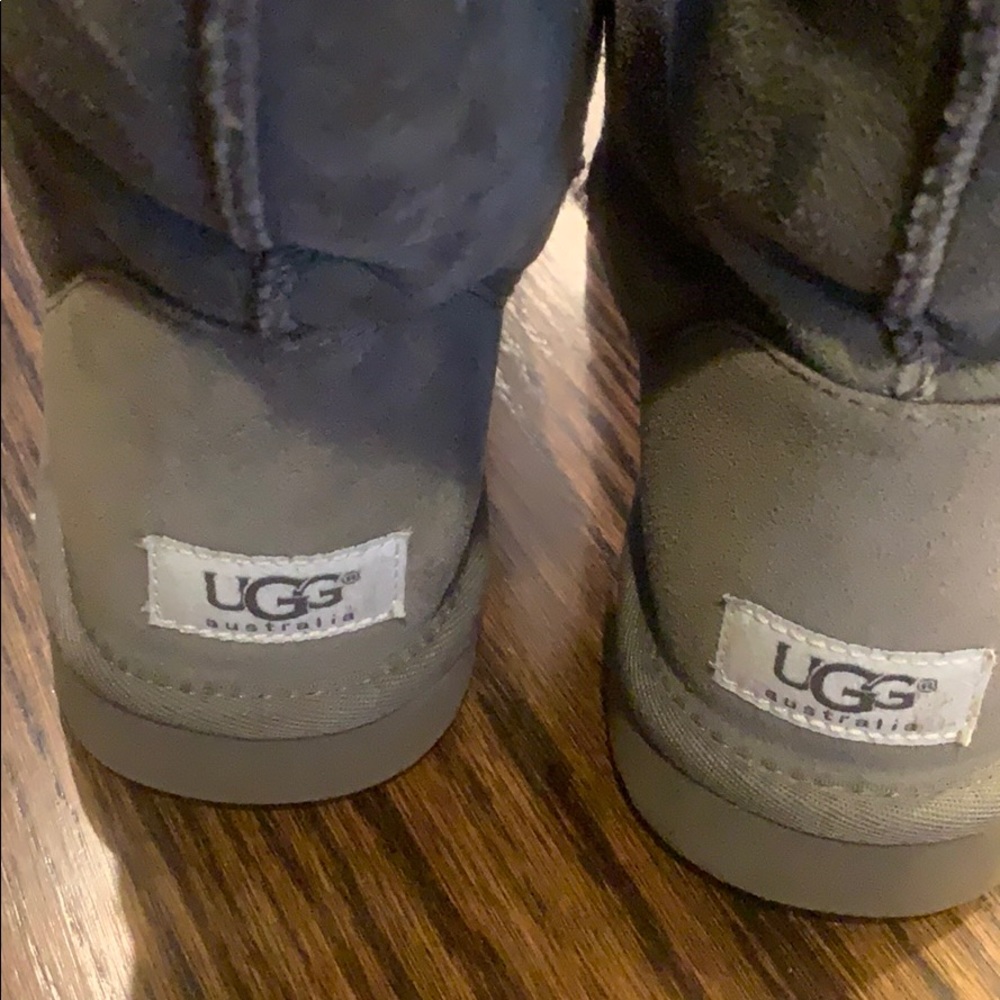 Gray Classic Uggs - image 6